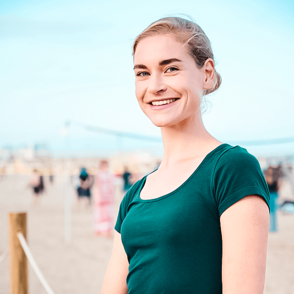 Smiling young woman